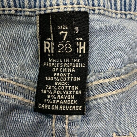 American Original Rewash Brand Denim Short - Picture 5 of 7